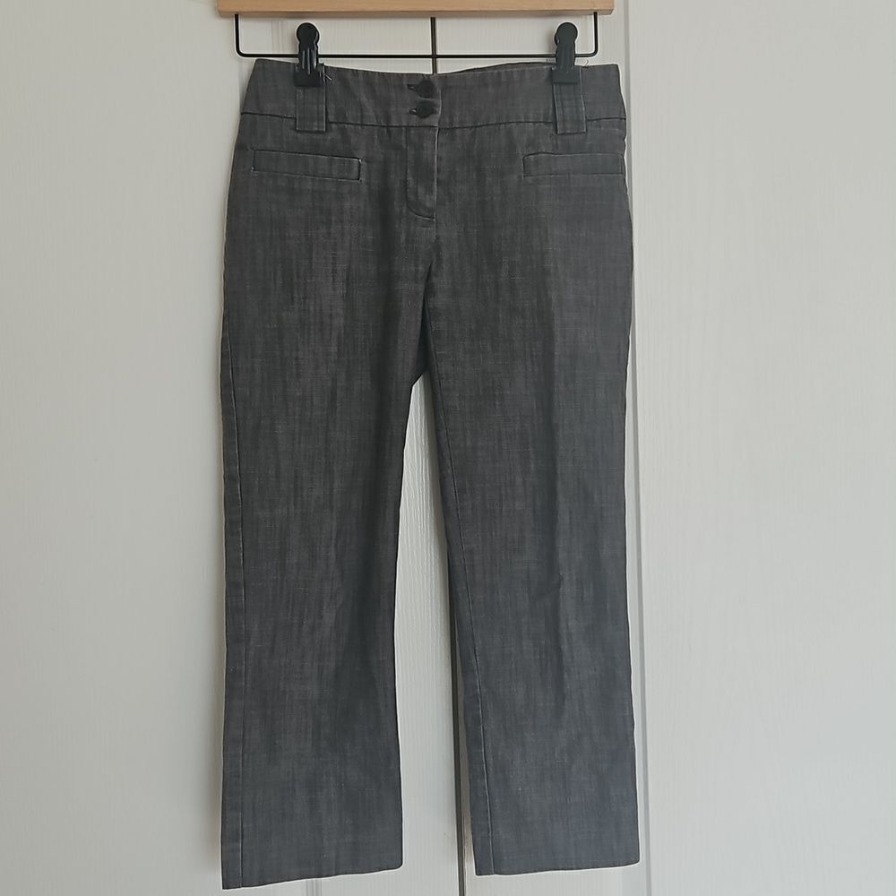 RW&CO. Women's Jean Capri Pants 00 Gray